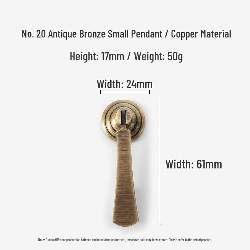 Antique Bronze Round Ball Cabinet Drawer Pull Handle