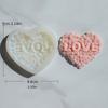 1pc, LOVE Rose  Car Scented Gypsum Pendant Scented Stone Homemade Candle Mold.
