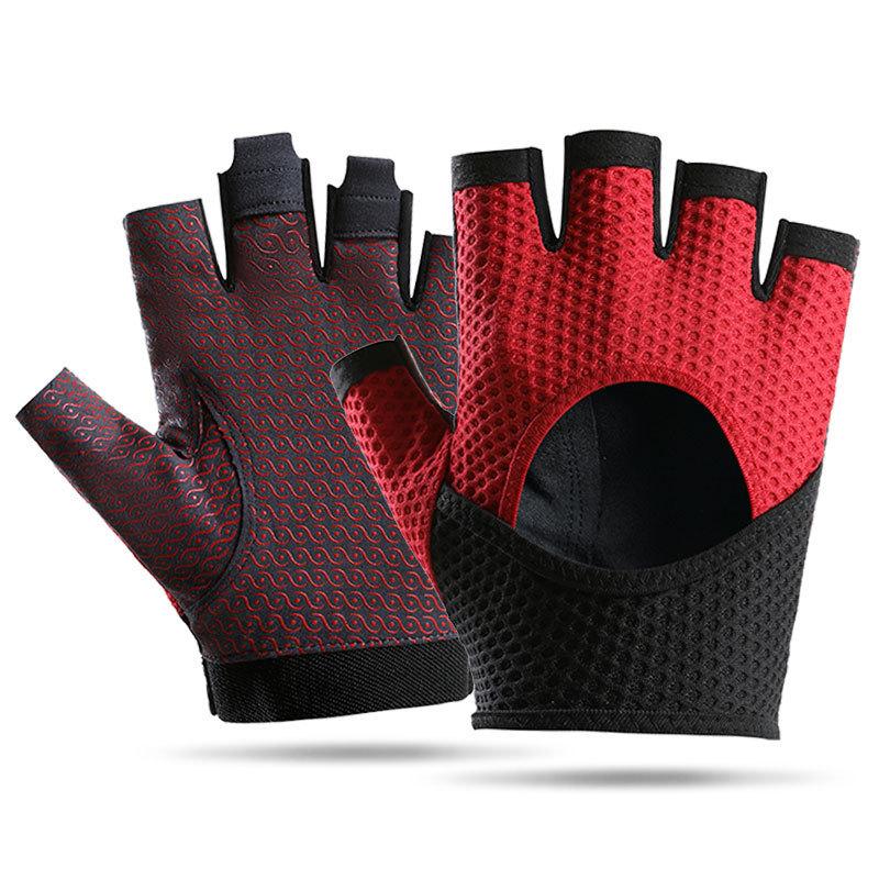 Fitness gloves men and women half finger outdoor sports non-slip and wear-resistant