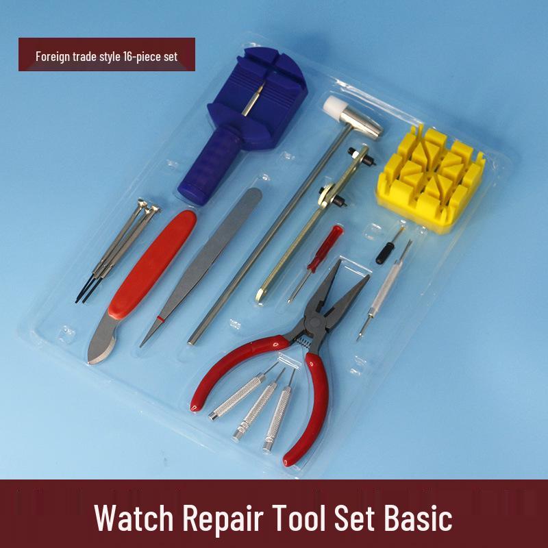 149-Piece Watch Repair & Disassembly Tool Set with Opener in Handy Tool Bag