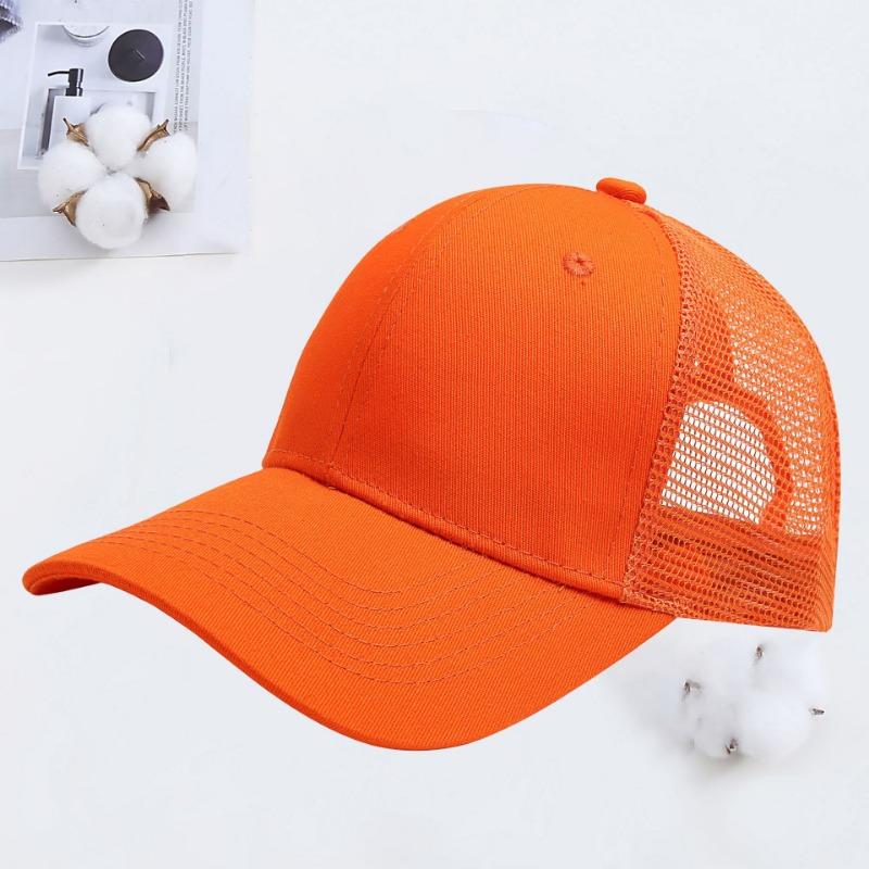 Cotton Baseball Net Cap Summer Travel Shade Sun Protection Cap Embroidery