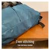 Korean Style Foldable Waterproof Polyester Drawstring Backpack - Large Capacity Shopping Bucket Bag