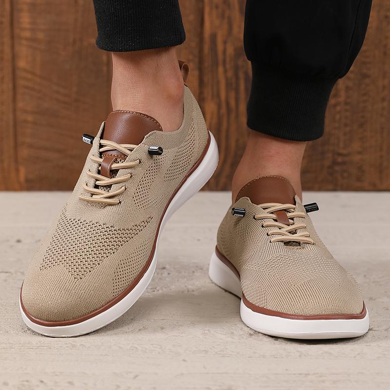 

Fashionable Avant Garde Men S Sports Shoes Knitted Mesh Breathable Trendy Appearance Flat Shoes Versatile Street Casual Shoes 39