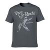 Robot Rave Vive Le Rock Worn by Sid Vicious Black T-Shirt Design for Men Loose Fit Short Sleeve Shirt