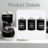 Coffee Tea Sugar Container Food Storage Jar Flour Kitchen with Lids Gadget Dining Room