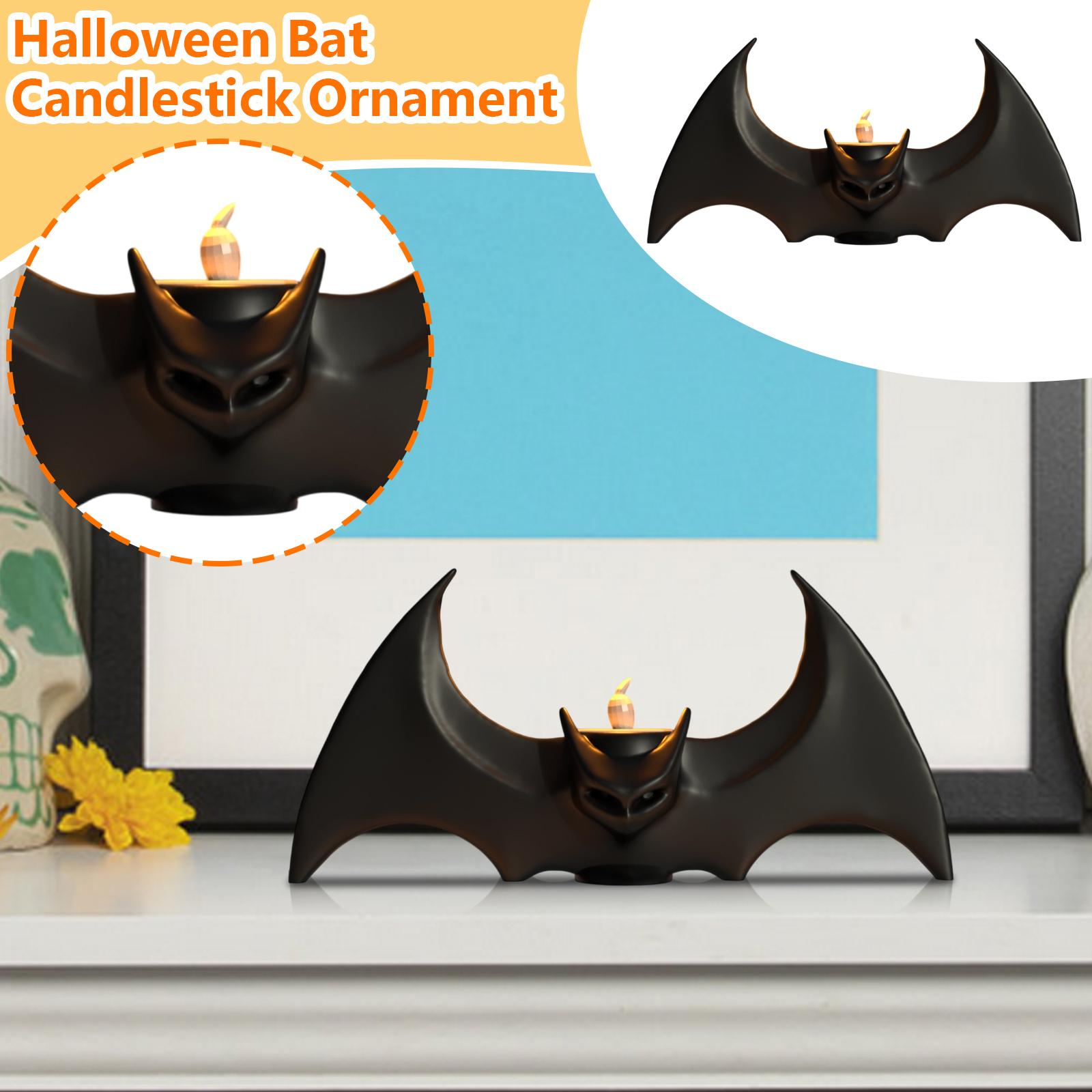 

Хэллоуинские подсвечники с летучими мышами One Size