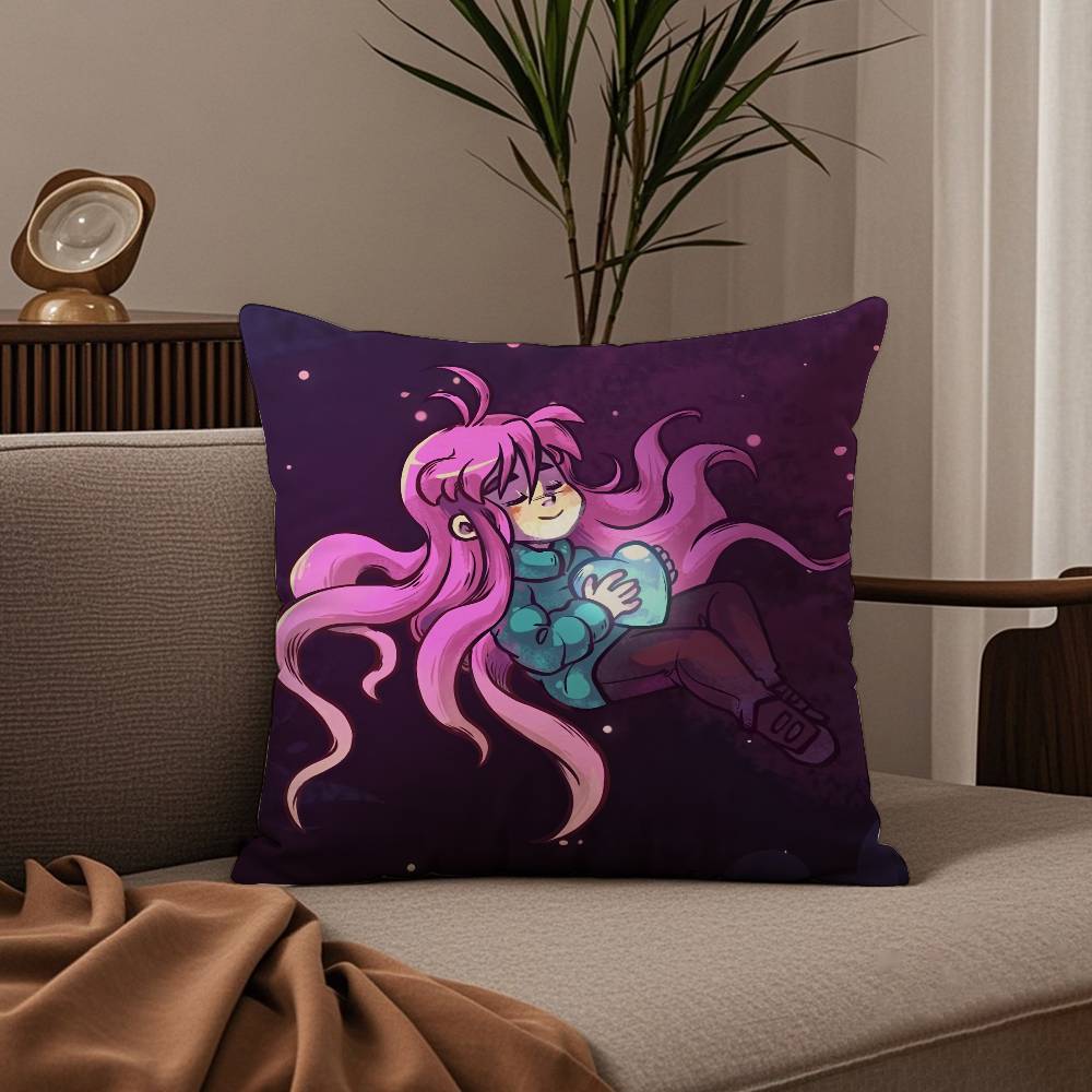 C-Celeste Game Funny Pillow Case Comfort Sofa Bed Silky Elegant Invisible Zipper Custom Decorative Cushion Cover