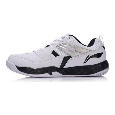 Pantofi de Badminton cu Top Scund Li Ning Xiao Yu Pantofi Bărbați Alb AYTM079-1