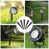 10Pcs Ground Light Stakes Aluminium Replacement Spike for Solar Lights Yard Stakes Garden Pathway Lighting Ground Spikes