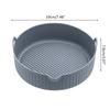 Reusable Air Fryer Liner Food-Grade Silicone Air Fryer Accessories Round Shaped 3 Colors Choose for Air Fryers Use