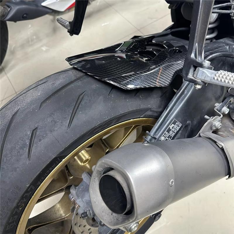 A16P-Carbon Fiber Rear Fender Splash Guard For R1 R1M 2009- 2024 MT10 FZ10 2016-  Mudguard Replacement Part