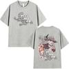 Hot Sale Anime Jojo Bizarre Adventure STEEL BALL RUN T-shirt Unisex Casual Harajuku Hip Hop Punk Cotton T-shirt Breathable and Comfortable Clothes
