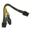 Power Cable EPS CPU 8Pin to Dual 8Pin GPU Splitter Cable Graphics Card Cable 8Pin to Dual 6+2pin