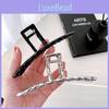 Elegant Korean Style Oversized Alloy Hair Clip For Women Versatile Luxurious Hair Accessory