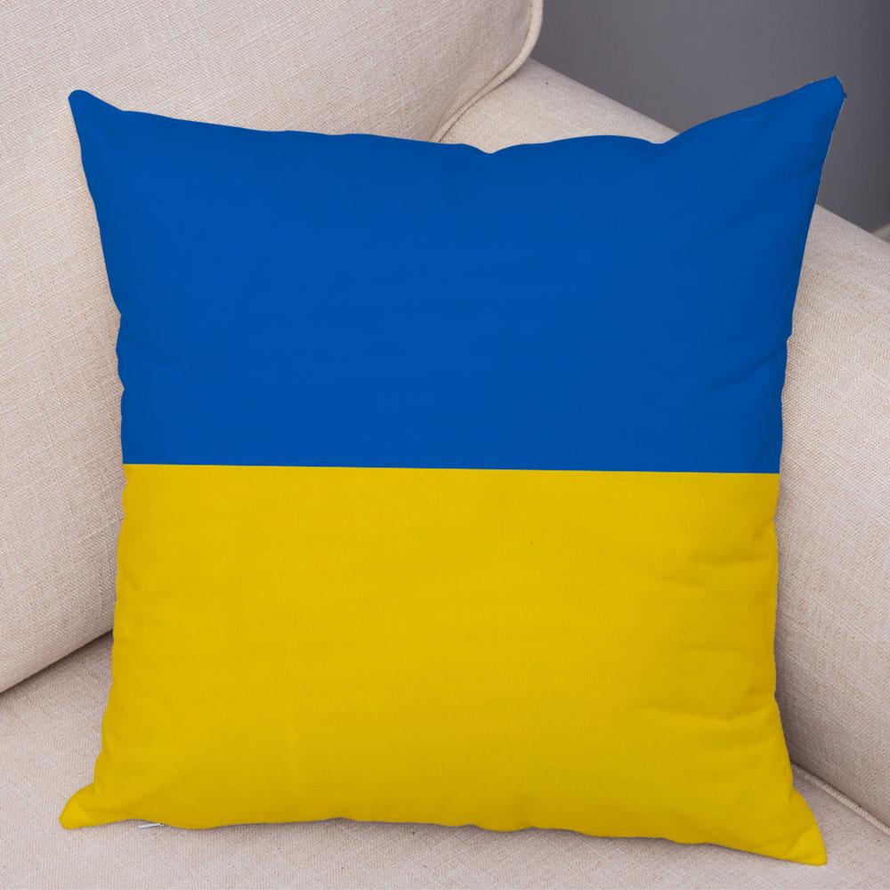 Style National Flag Cushion Cover for Sofa Home Car Decor Geometric Print Pillowcase Super Soft Plush Pillow Case Xcm