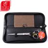 Fenice Professional Japan 440c 7.5 inch pet cutting scissors teddy dog hair grooming shears Thinning scissors Grooming scissors