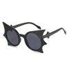 Cosplay Halloween Bat Shaped Sunglasses Novelty UV400 Protection Colorful Goth Sun Glasses Halloween Party Decor Supplies Props