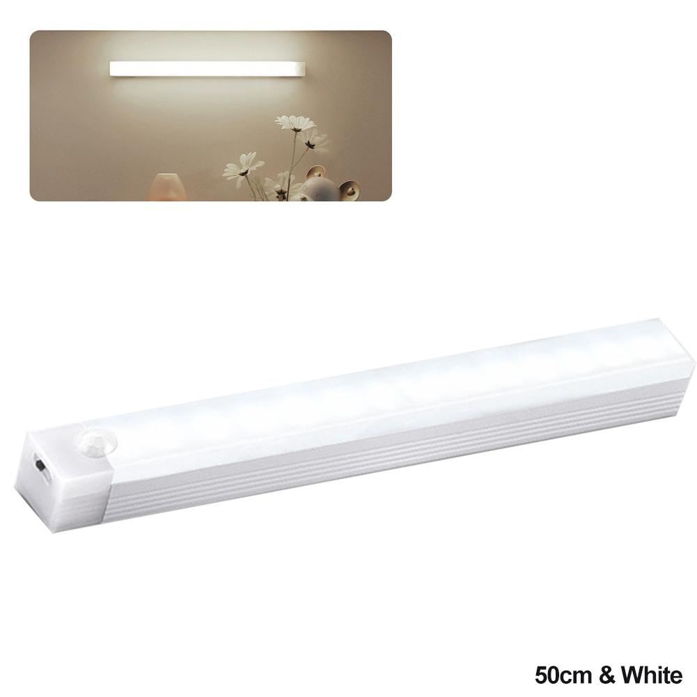 Car Sensor Light Strip Bar Lamp for Floor Trunk Hood Type-C Rechargeable Automatic Induction Light Led Wireless Sensor Light