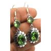Peridot Gemstone Ethnic Handmade Drop Dengle Earring Jewelry  ER 108
