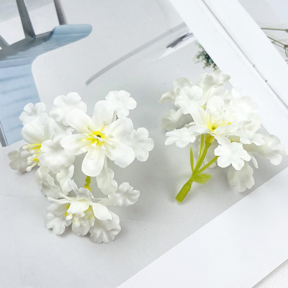 

10/20 шт. Головки цветов Искусственный цветок для украшения дома, комнаты, DIY, вечеринки, фестиваля, свадебного декора, аксессуары для цветочного венка 10Pcs белый