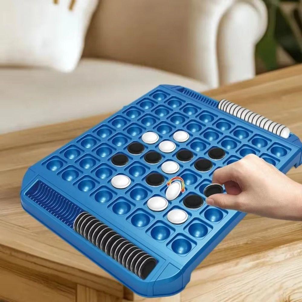 Parent-Child Interactive Flip Black White Chess Board Reversi Strategy Board Game  Party Game