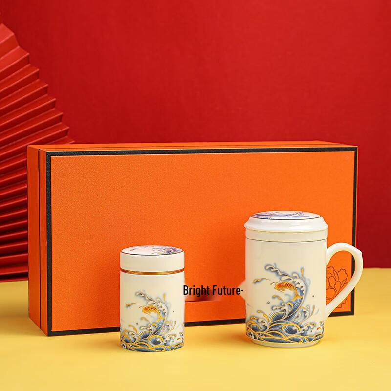 Китайский позолоченный серебряный дорожный чайный набор