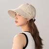 Dames Brede Rand Zonnehoed Opvouwbare Paardenstaart Baseballpet Outdoor Strand Visser Bucket Hoed