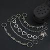 1 Stuk Hip-hop Metalen Sneaker Decoratie Punk Mode Hoge Canvas Schoen Ketting Donkere Stijl Speld Mannen Vrouwen Pantoffel Sandaal Accessoire