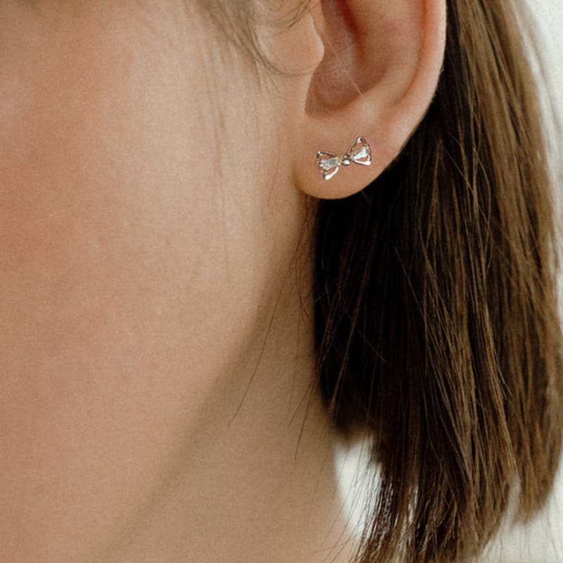 MARQUEMENT 14k Raina Ribbon Earrings