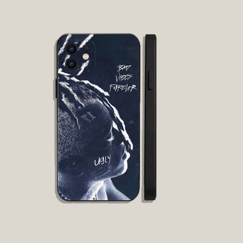 

Чехол для телефона рэпера X-XXXTentacion для iPhone 6,17,16,15,14,13,12,11 Plus,Pro Max,XS,X,XR,SE,Mini,8,7, Мягкий силиконовый черный чехол iPhone7Plus