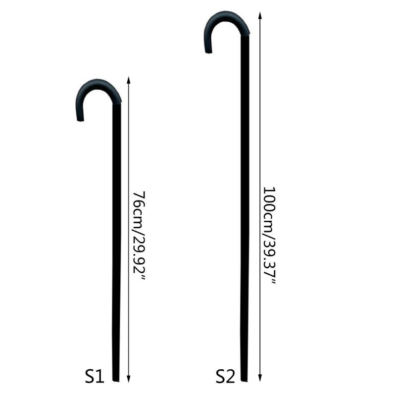 Plastic Magic Wand Magician Cane Cosplay Wizard Staff Walking Stick Magician Costume Detachable Halloween Party Props