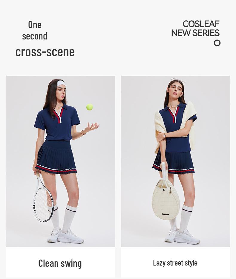 Cai Jue Women's Quick-Dry Short Sleeve Polo for Outdoor Sports & Fitness