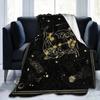 Zwölf Sternbilder Kuscheldecke Flanell Fleece Decke für Couch Bett Sofa Reisen Camping für Kinder Erwachsene Geschenk King Size