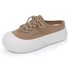 New Feizi Breathable Casual Women's Shoes with Soft Soles Versatile Women's Half-slippers and Durable Single Shoes