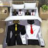 Skibidi Toilet Funny Kprl Speaker Cartoon Duvet Case Pillowcase Bedding Set Twin Full King for Boys Adults Bedroom