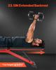 Weight Bench Sit Up Bench Home Gym Strength Training Adjustable Foldable