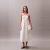 Calvin Klein Beach Vacation Style Tie Neck Pure Cotton Sleeveless Dress Women Dresses 47C014G