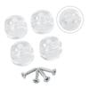 4pcs Mirror Wall Hanging Fixing Kit Glass Bracket Mirror