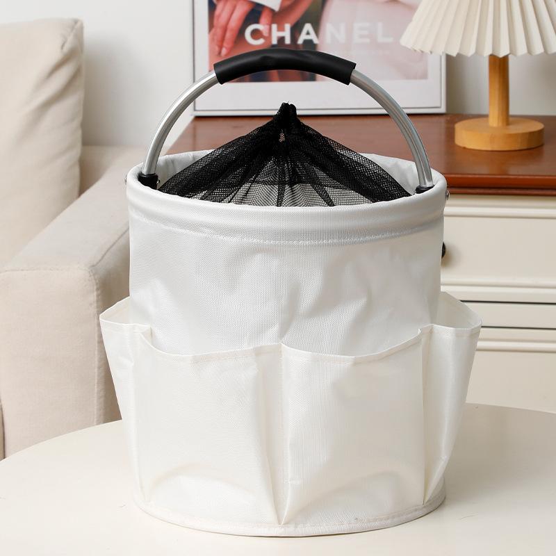 17L Multipurpose Storage Organizer Bag Foldable Picnic Tote for Outdoor Camping Grocery Shopping Home Cleaning Carry