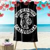 Sons Anarchy: Brotherhood Rebellion Beach Towel Soft Portable for Travel Seaside Outdoor Pool Towel Absorbent Bath Towel Fashion