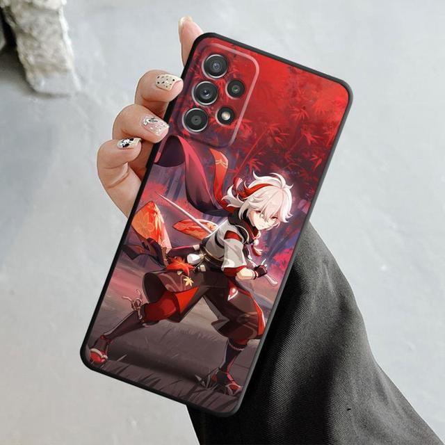 Spiel Genshin Impact Yan Fei Barbatos Hülle für Samsung Galaxy A14 A73 A53 A71 A51 A31 A33 A22 A12 A21s A13 A32 A52s A72 A52 A23