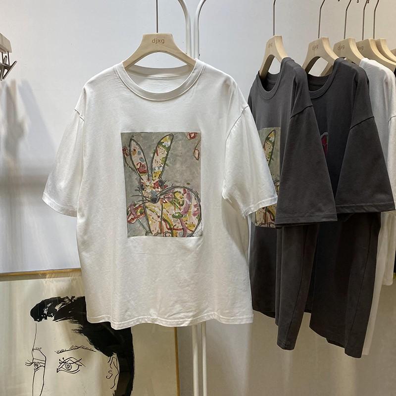 Summer Basic O-neck Spell Color Casual Women T-shirts Office Lady Simple Loose Female T-shirts
