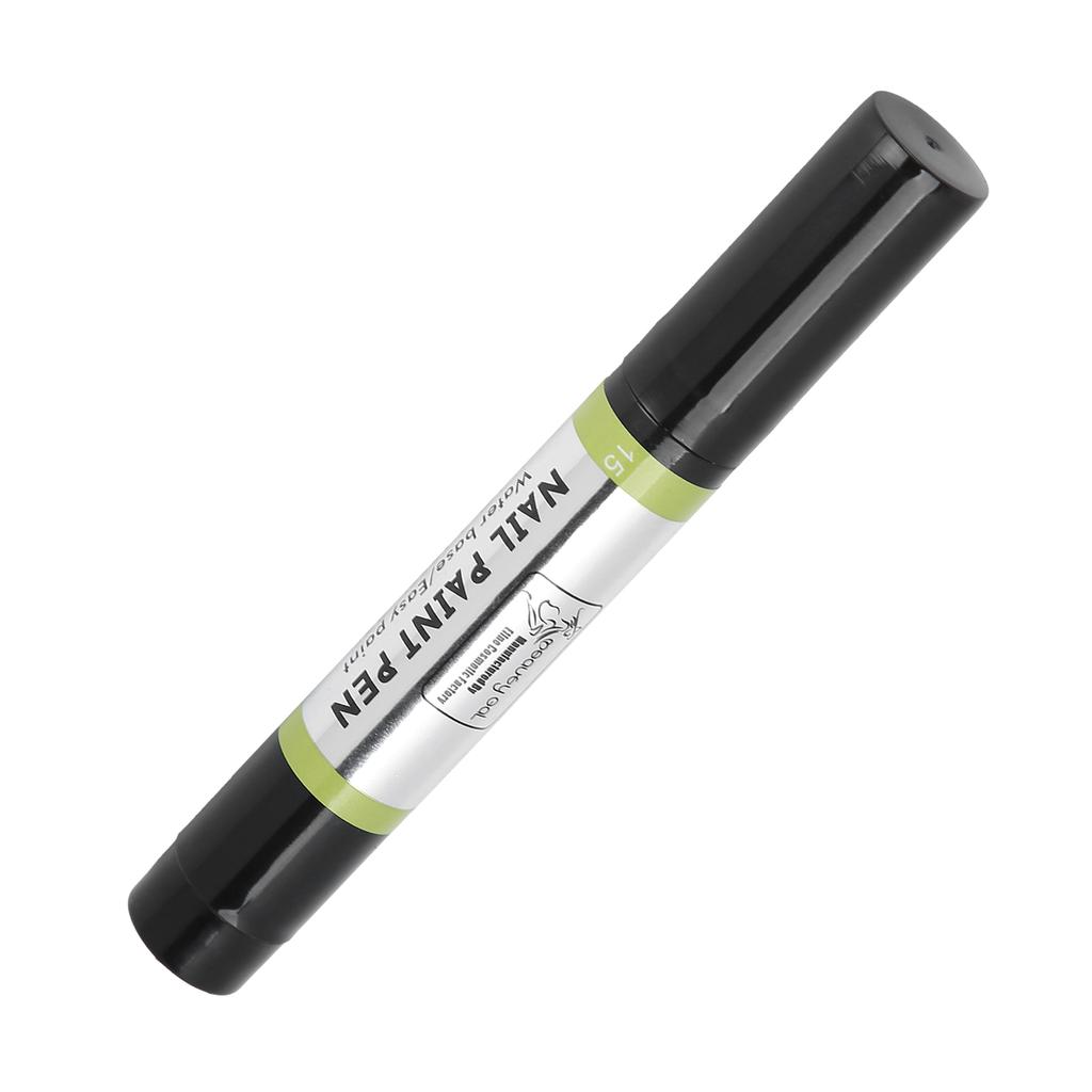 Women Girls DIY Nail Polish Markers Pen No Need Base Top Coat Nail Gel Pen Nail Art Pen15