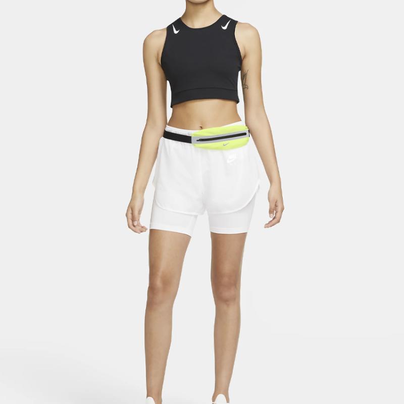 Nike Polyamide Fanny Pack, Crossbody Bag, Sling Bag Regular Unisex Neon Yellow Casual CV1116-719