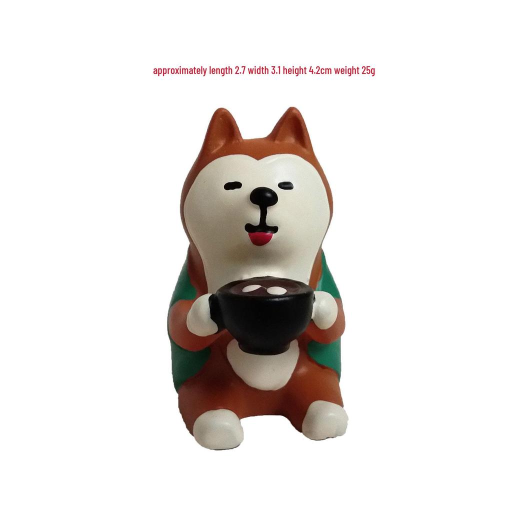 Japanese Style Cat Resin Ornament for Car Console Decoration
