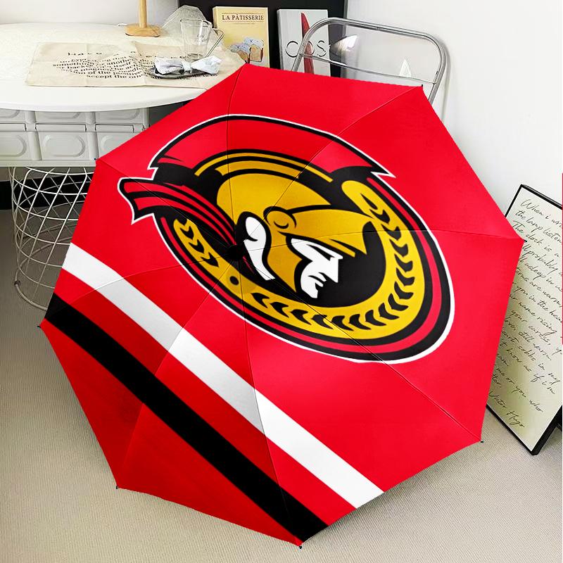 Senators Heritage Umbrella Folding umbrella, automatic umbrella 8-Frame for Travel, camping Use Gift for Halloween Christmas