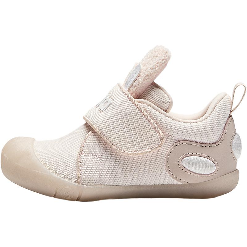 Anta Comfortable Non-Slip Low-Top Walking Shoes Baby Shoes Pink White Gray 322440002-1