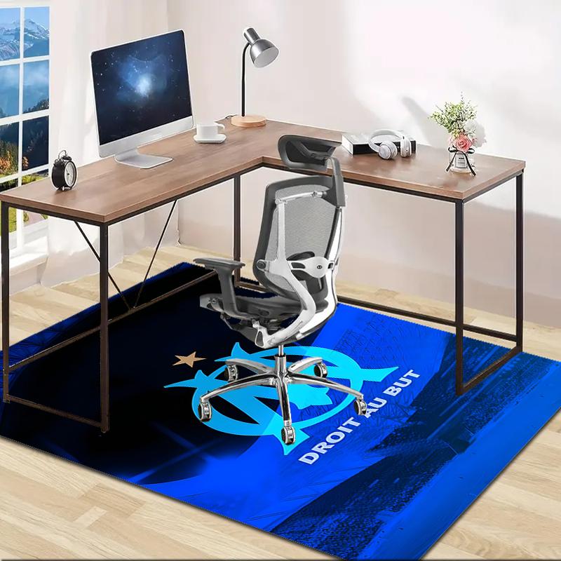 1pc Football Team Design Area Rug - Non-Slip, Soft & Cozy Floor Mat for Living Room, Bedroom, Office - Indoor/Outdoor Decorative Carpet