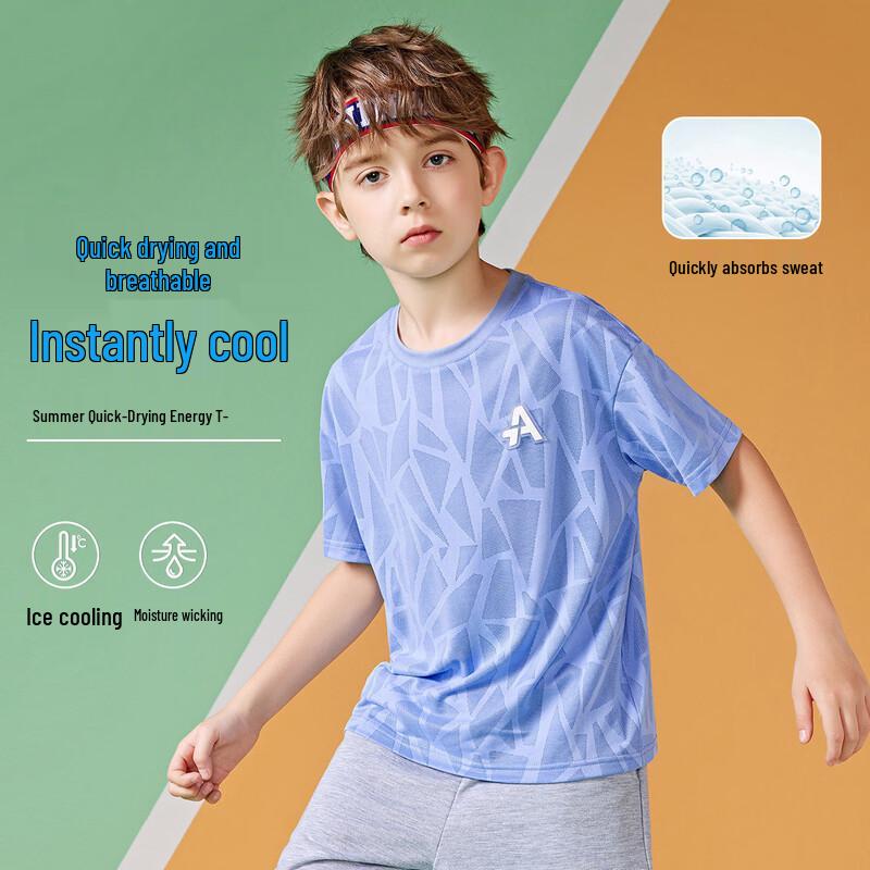 ABC KIDS Boy s Quick-Dry Athletic T-Shirt 140