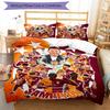 3pcs Football Team (2) Design Cover Set - HD Printed Bedding with 1 Cover and 2 Pillowcases - Perfect for Home and Dorm Decor